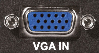 как подключить компьютер к телевизору через vga